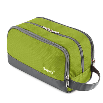 Gonex Travel Toiletry Bag front view in black