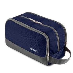 Gonex Travel Toiletry Bag front view with organized compartments