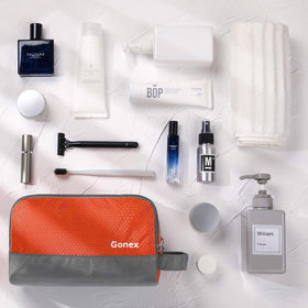 Gonex Travel Toiletry Bag with zipper detail
