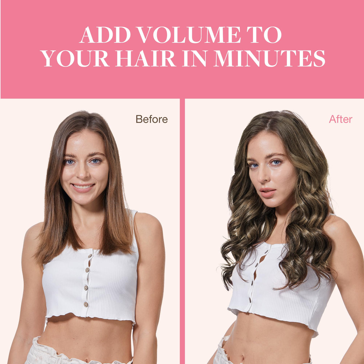 GOO GOO Clip in Hair Extensions 120g in natural light