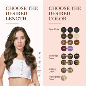 GOO GOO Clip in Hair Extensions 120g with extra clips