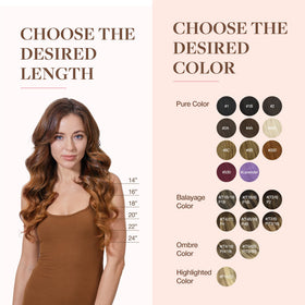 GOO GOO Clip in Hair Extensions 14inch Burgundy lifestyle scene