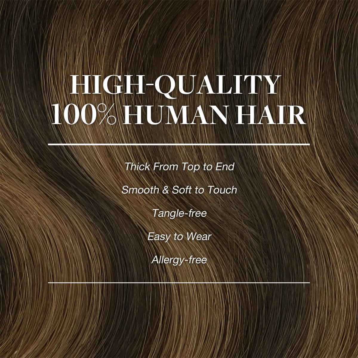 GOO GOO Clip in Hair Extensions 150g side view