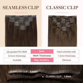GOO GOO Clip in Hair Extensions 16 clips in various widths