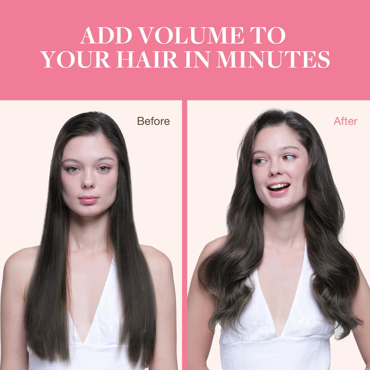 GOO GOO Clip in Hair Extensions 16inch length comparison