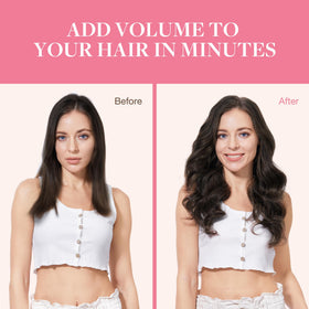 GOO GOO Clip in Hair Extensions 16inch Light Brown packaging