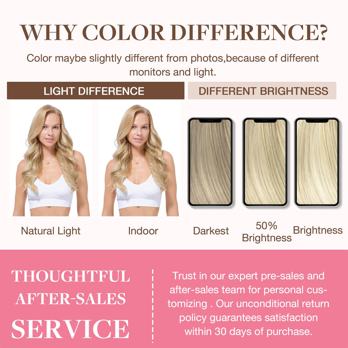GOO GOO Clip in Hair Extensions 20inch Ash Blonde colour variation