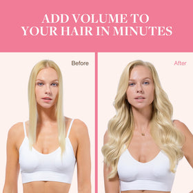 GOO GOO Clip in Hair Extensions 22 inch held in hand