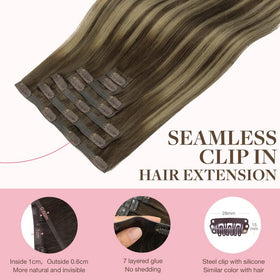 GOO GOO Clip in Hair Extensions 22inch packaged with extra clips