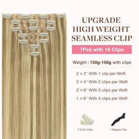 GOO GOO Clip in Hair Extensions 22inch packaging with details