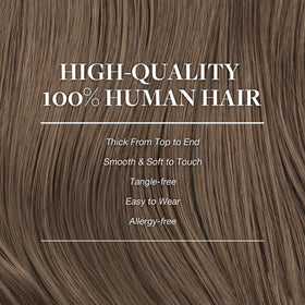 GOO GOO Clip in Hair Extensions 5 pieces display