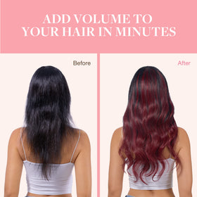 GOO GOO Clip in Hair Extensions 530 Burgundy colour