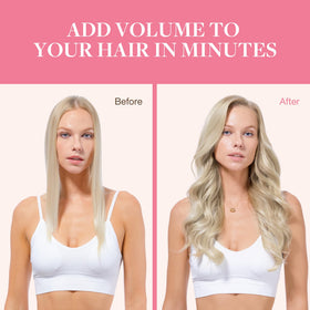 GOO GOO Clip in Hair Extensions 7 pieces display