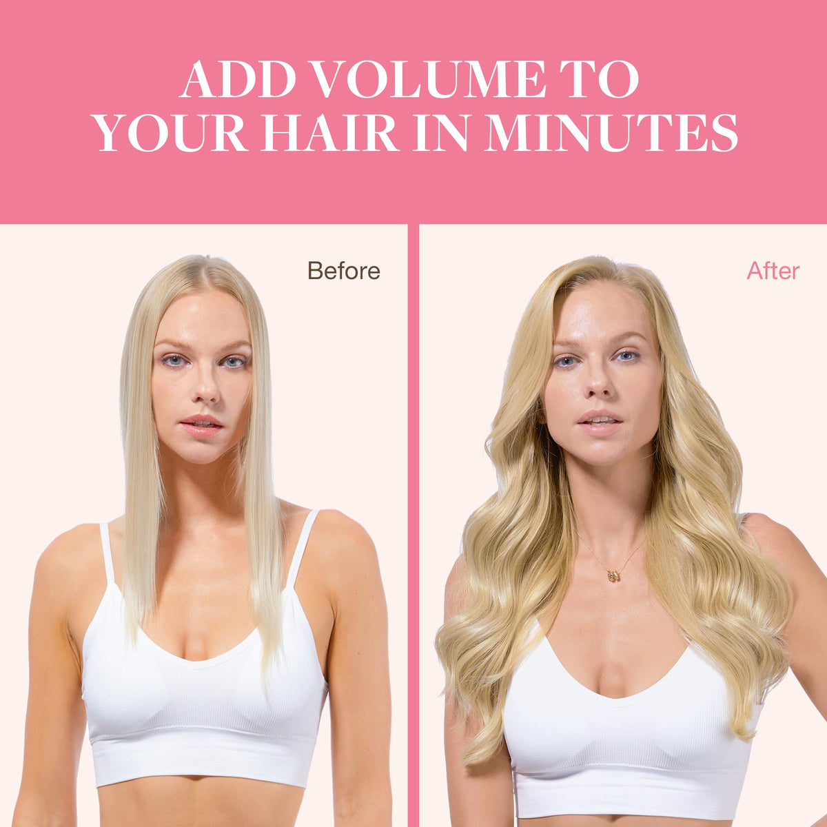 GOO GOO Clip in Hair Extensions 7 pieces layout