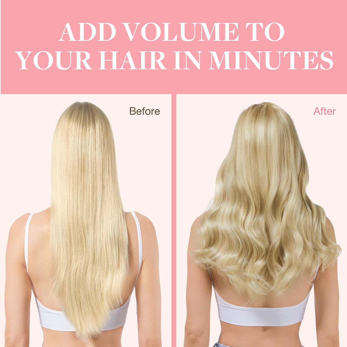 GOO GOO Clip in Hair Extensions color options display