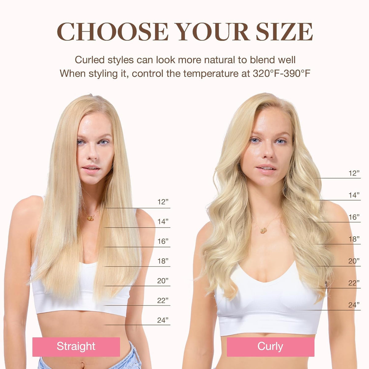 GOO GOO Clip in Hair Extensions details of weft