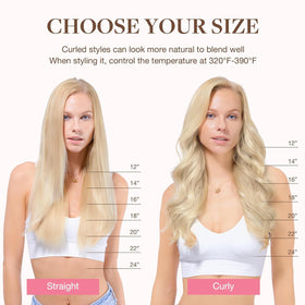 GOO GOO Clip in Hair Extensions details of weft