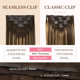 GOO GOO Clip in Hair Extensions displayed in packaging