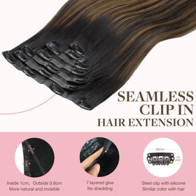 GOO GOO Clip in Hair Extensions displayed in packaging