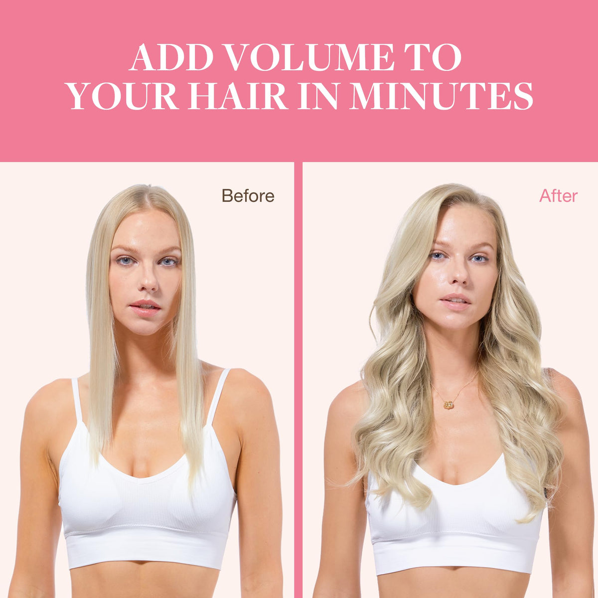 GOO GOO Clip in Hair Extensions displayed in various shades
