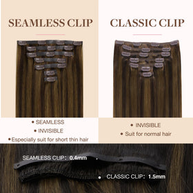 GOO GOO Clip in Hair Extensions displayed on a mannequin