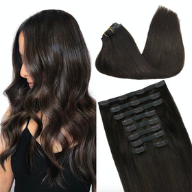 GOO GOO Clip in Hair Extensions front view