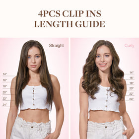 GOO GOO Clip in Hair Extensions in a natural setting