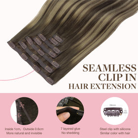 GOO GOO Clip in Hair Extensions in a stylish hairstyle