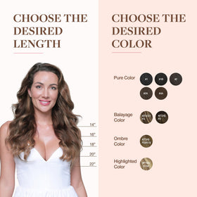 GOO GOO Clip in Hair Extensions in a stylish hairstyle