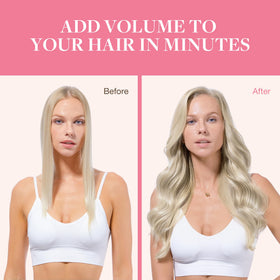 GOO GOO Clip in Hair Extensions in Ash Blonde highlighted