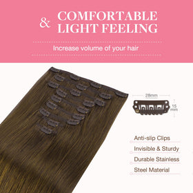 GOO GOO Clip in Hair Extensions in different colour shades