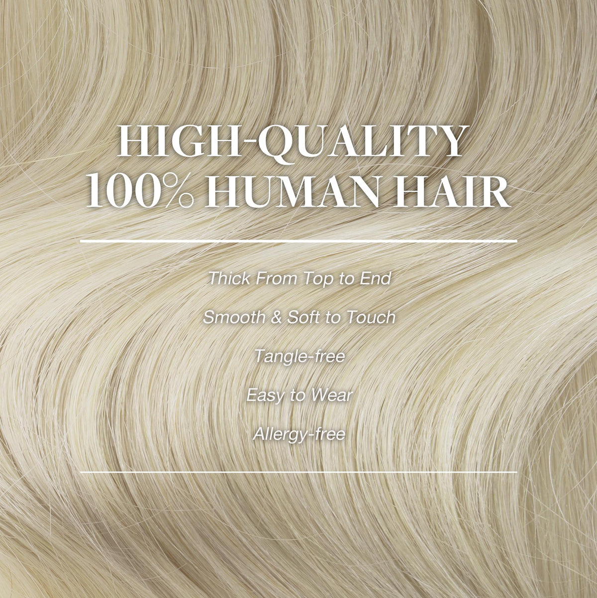 GOO GOO Clip in Hair Extensions in natural light