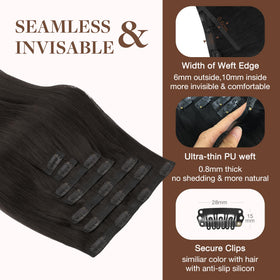 GOO GOO Clip in Hair Extensions in packaging