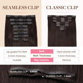 GOO GOO Clip in Hair Extensions in various colour options