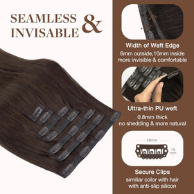 GOO GOO Clip in Hair Extensions in various shades