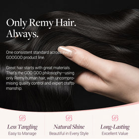 GOO GOO Clip in Hair Extensions in various shades