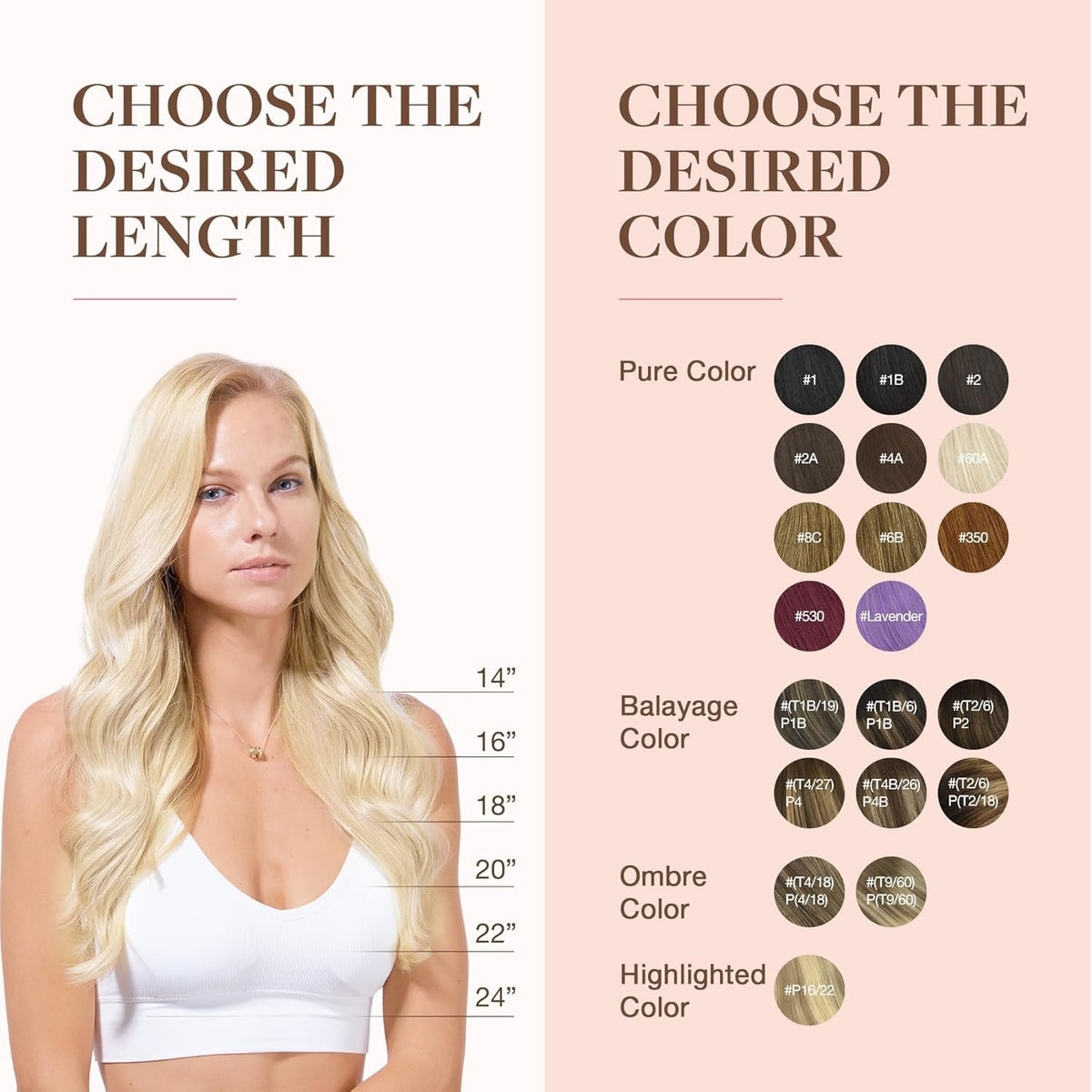 GOO GOO Clip in Hair Extensions in various shades