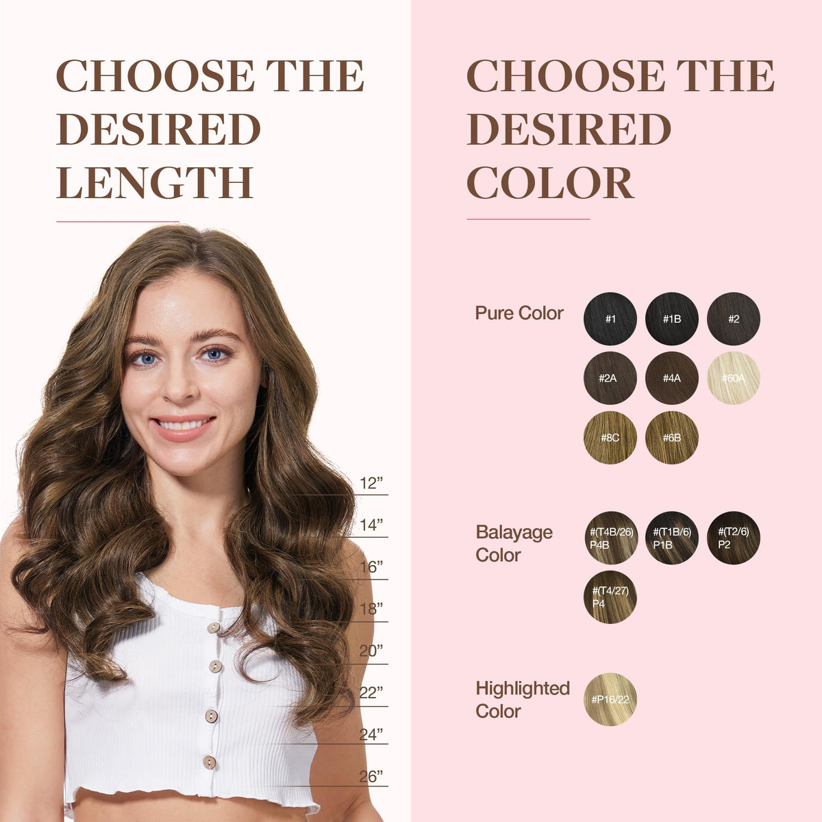 GOO GOO Clip in Hair Extensions in various shades