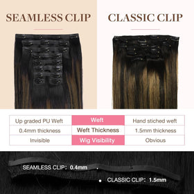 GOO GOO Clip in Hair Extensions in various stylish colours