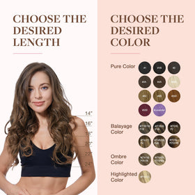 GOO GOO Clip in Hair Extensions laid out on a flat surface