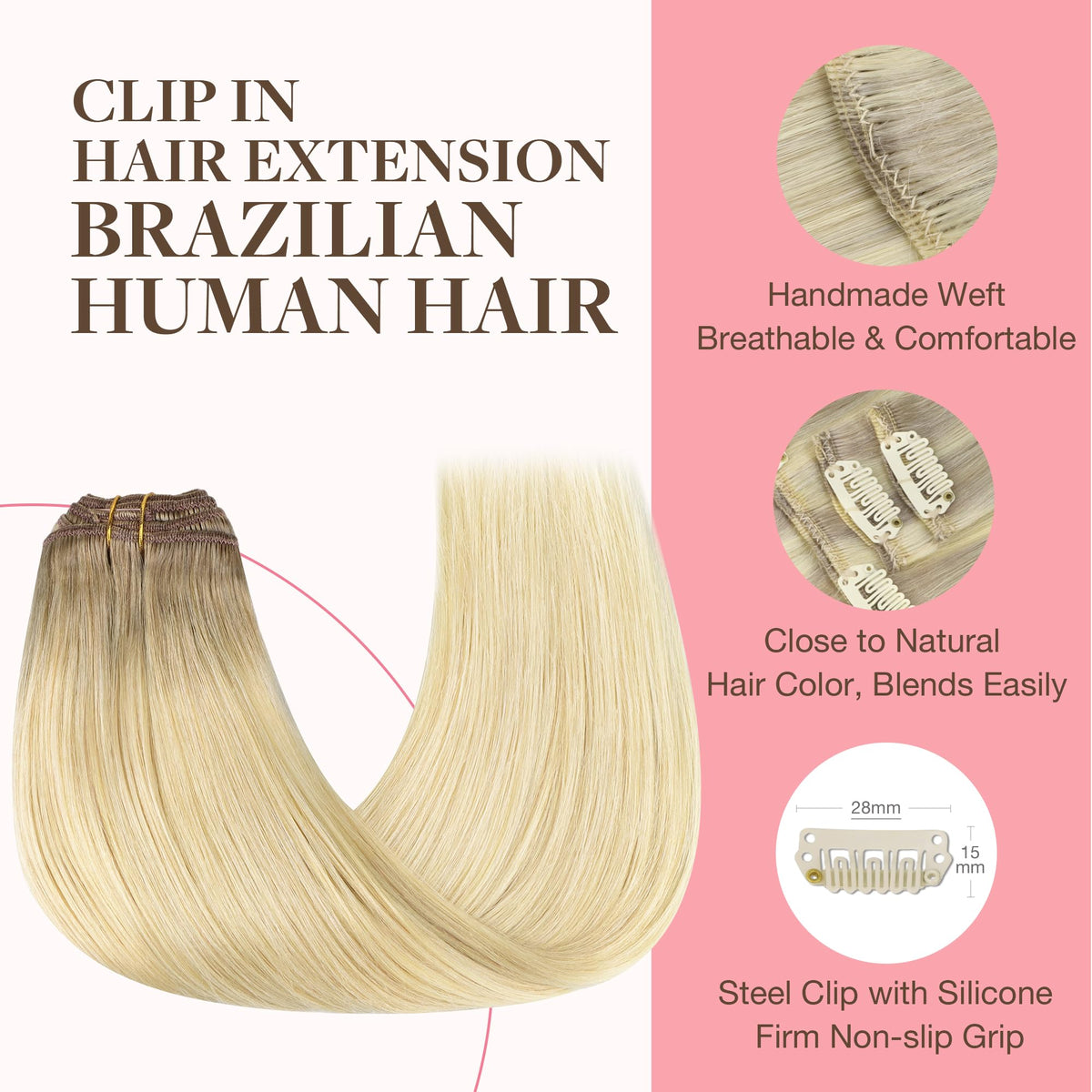 GOO GOO Clip in Hair Extensions lifestyle scene