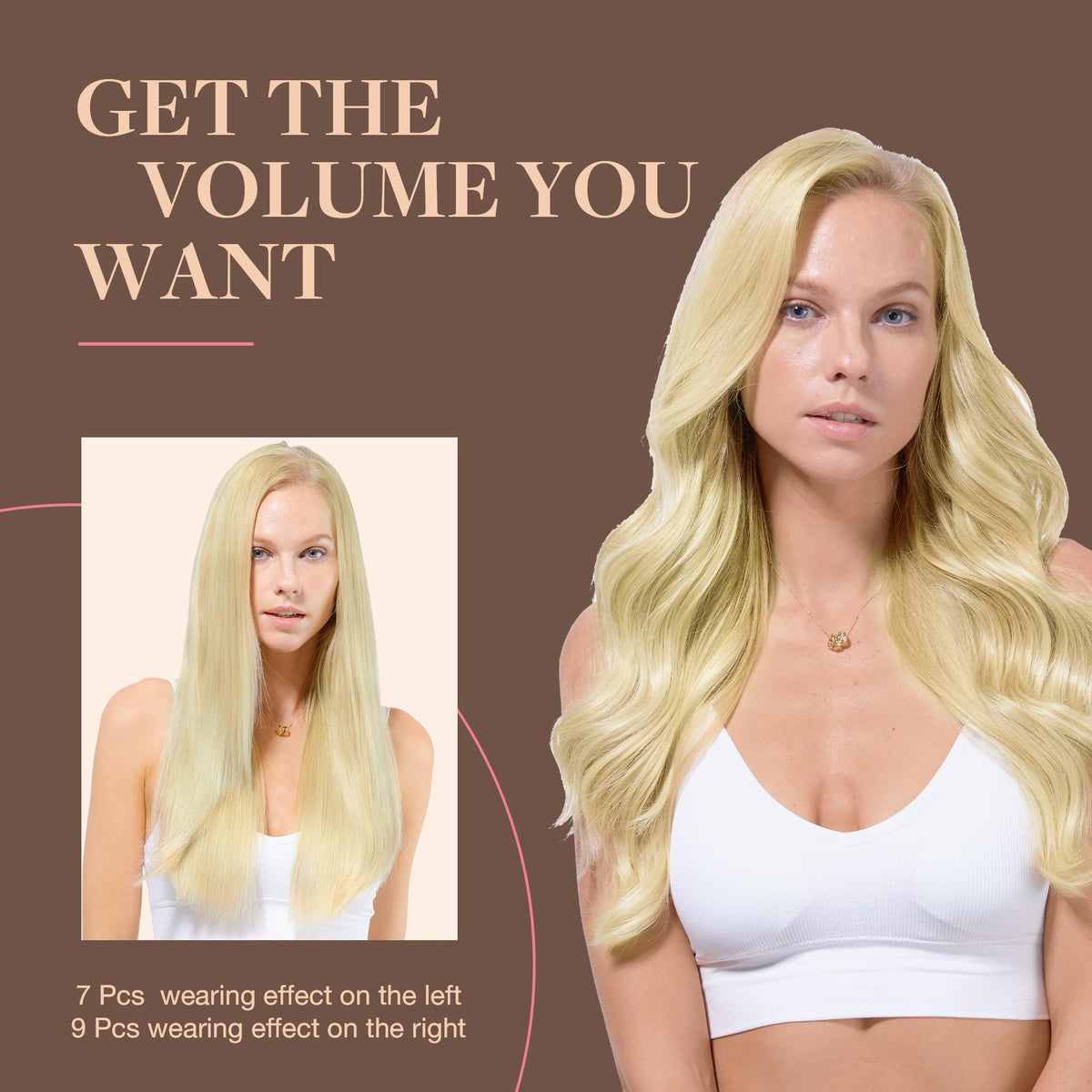 GOO GOO Clip in Hair Extensions lifestyle scene