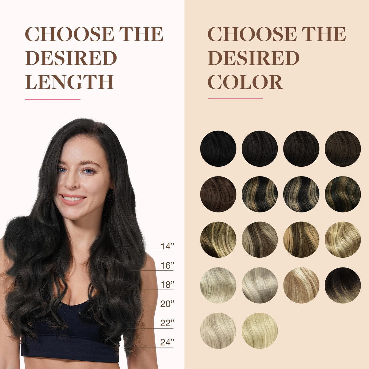 GOO GOO Clip in Hair Extensions lifestyle scene