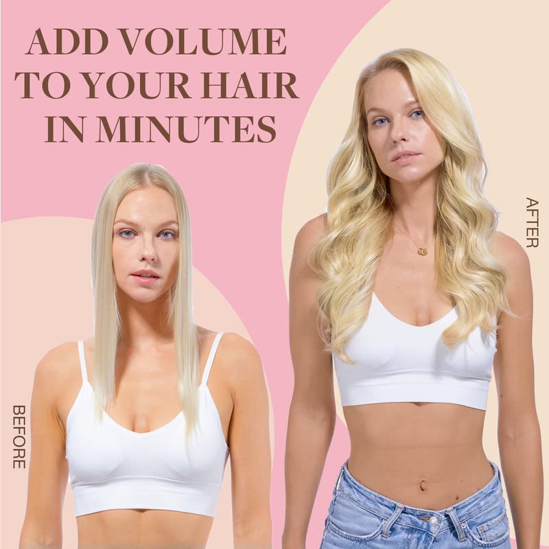 GOO GOO Clip in Hair Extensions lifestyle scene with model