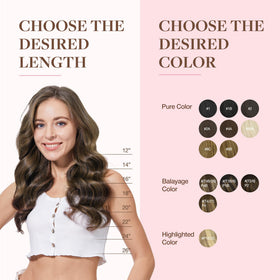 GOO GOO Clip in Hair Extensions lifestyle scene with model