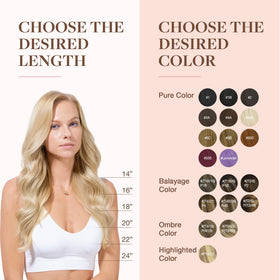 GOO GOO Clip in Hair Extensions lifestyle scene with model