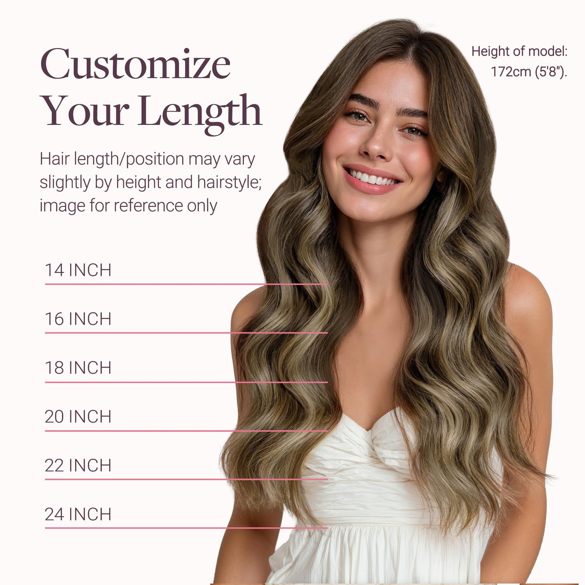 GOO GOO Clip in Hair Extensions lifestyle scene with user
