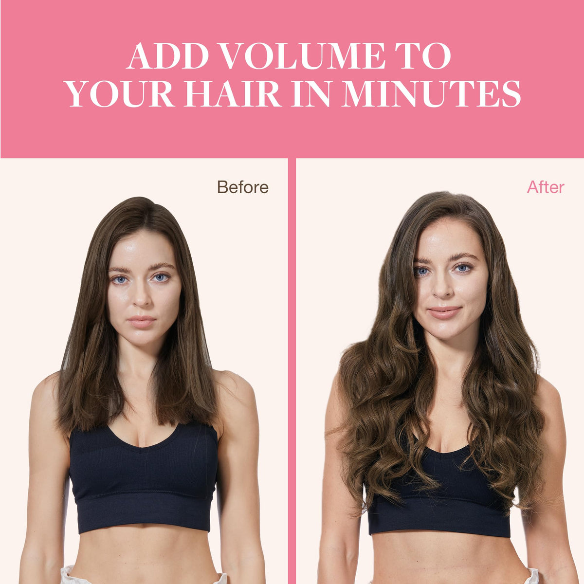 GOO GOO Clip in Hair Extensions on a mannequin