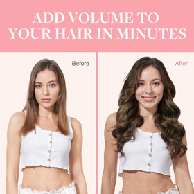GOO GOO Clip in Hair Extensions on a mannequin