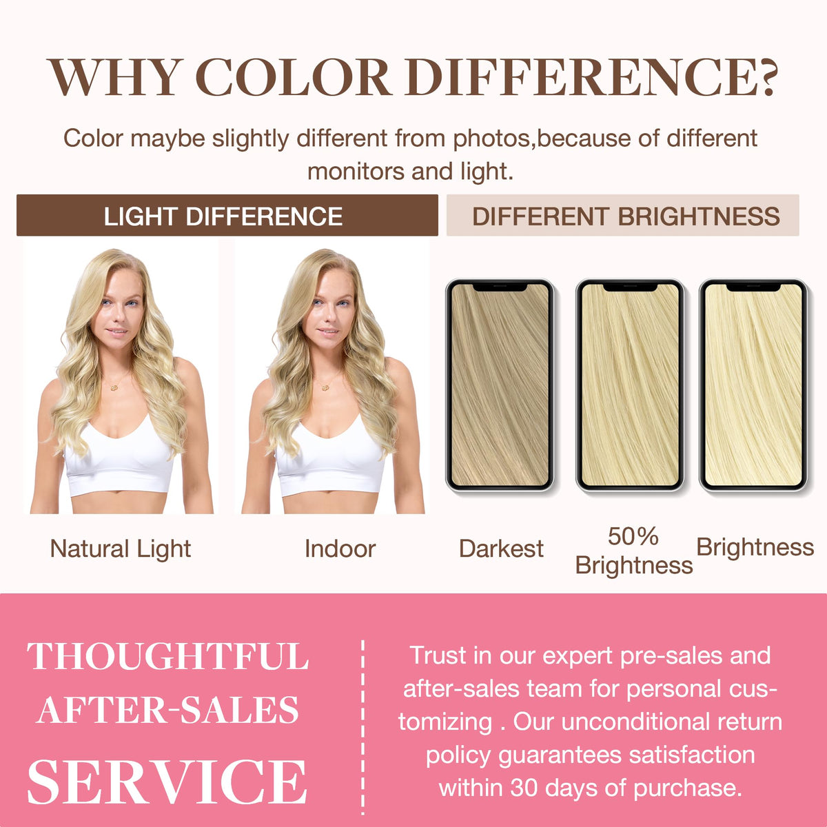 GOO GOO Clip in Hair Extensions on model demonstrating use